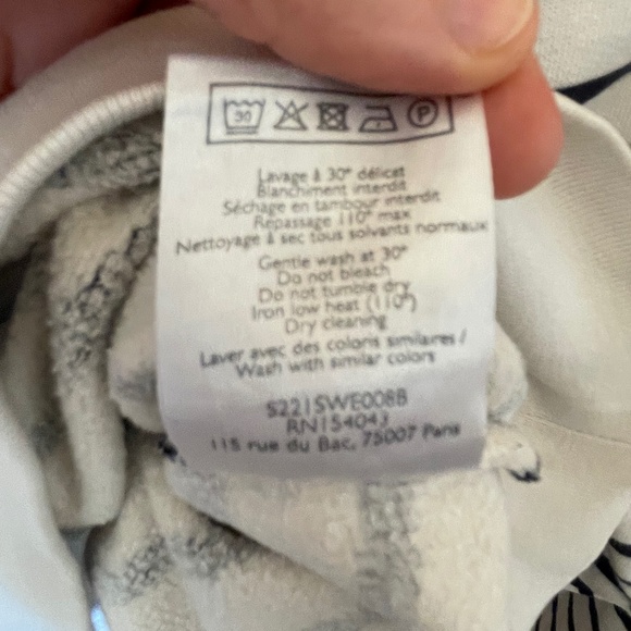 Sezane Alexa sweatshirt size S - Picture 7 of 13